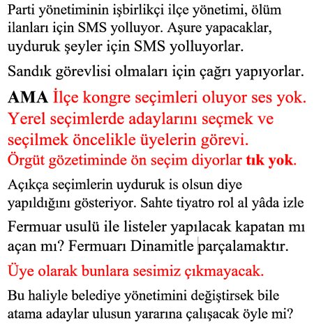 Eyüp’te masa başında dilediğini aday yapmakla olmaz. HAYIR